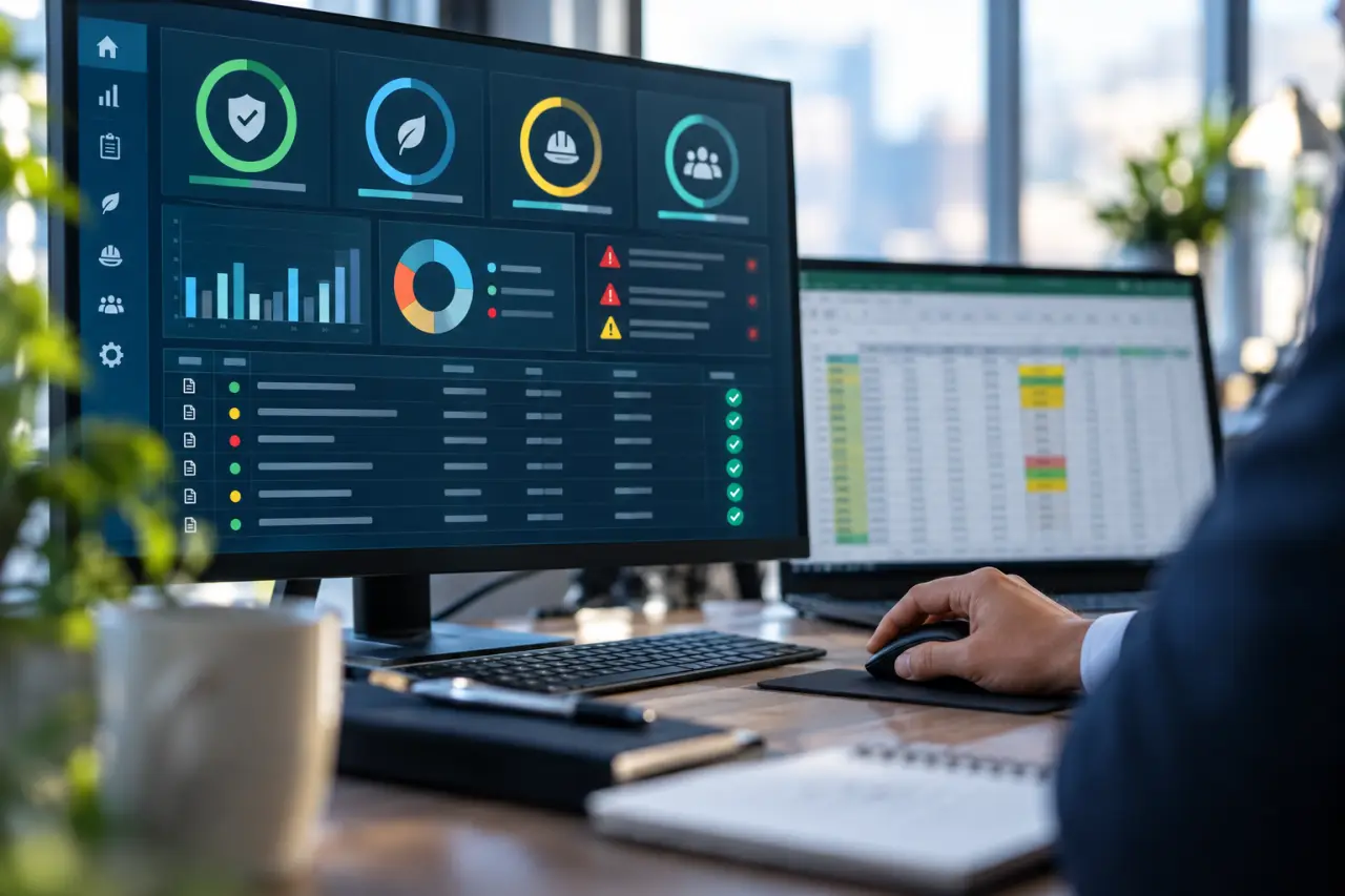 Un logiciel QHSE dépasse Excel dès que le suivi exige centralisation, alertes et traçabilité